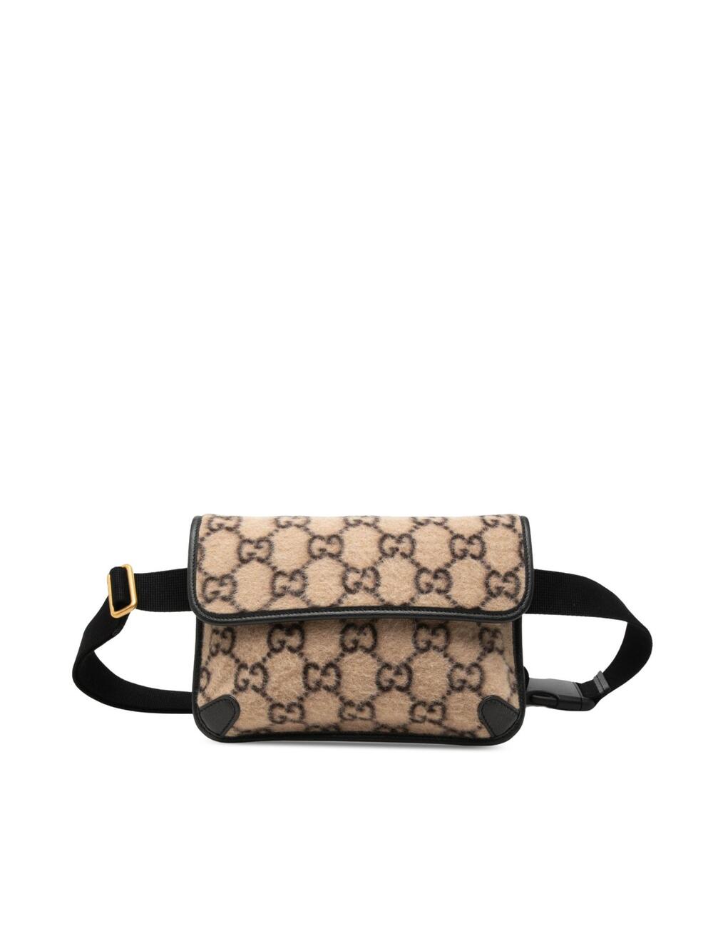Gucci Gg Wool Slim Belt Bag Pre-Loved #362449G68B